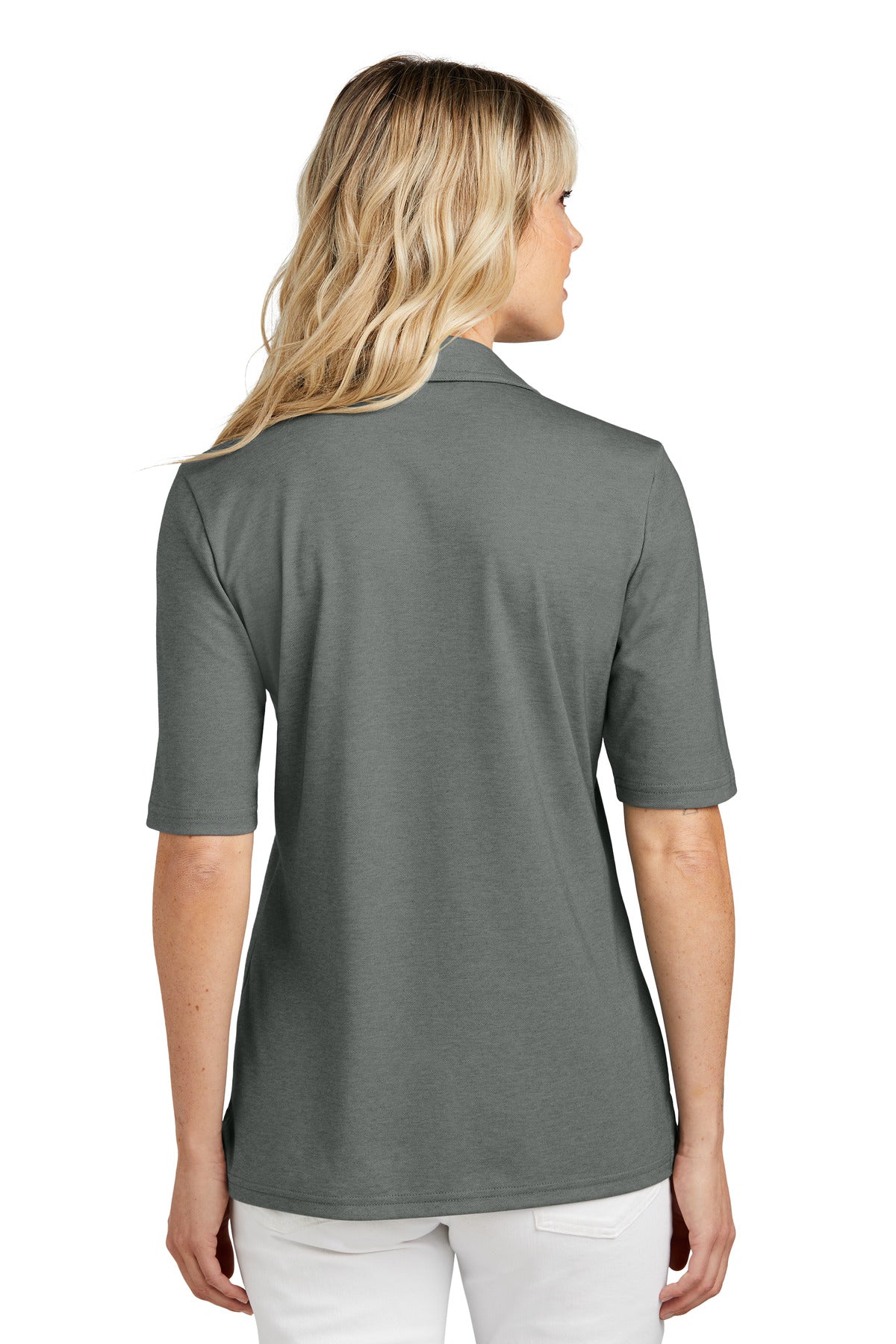 BlkHthr TravisMathew Women's Sunsetters Polo TM1LD004