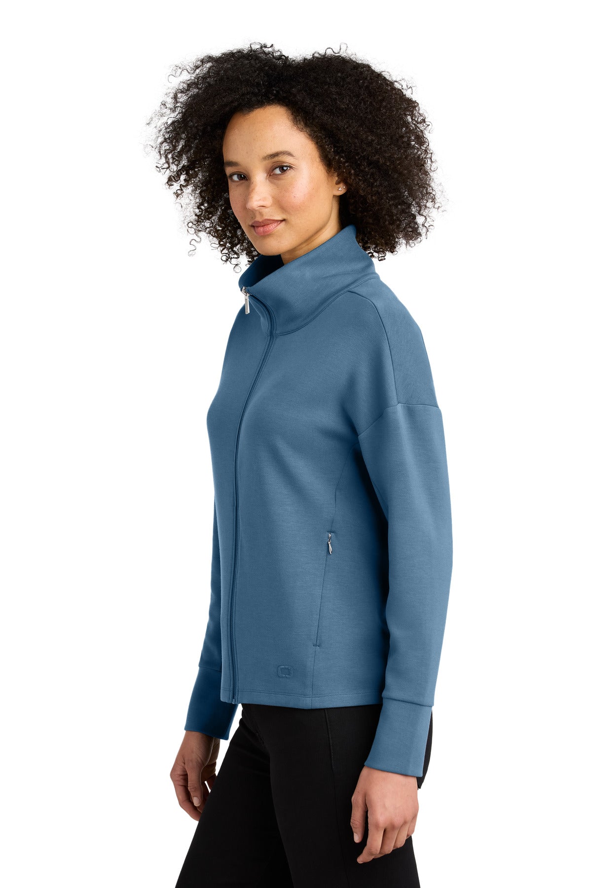 BlueMist OGIO Women's Transcend Full-Zip LOG860