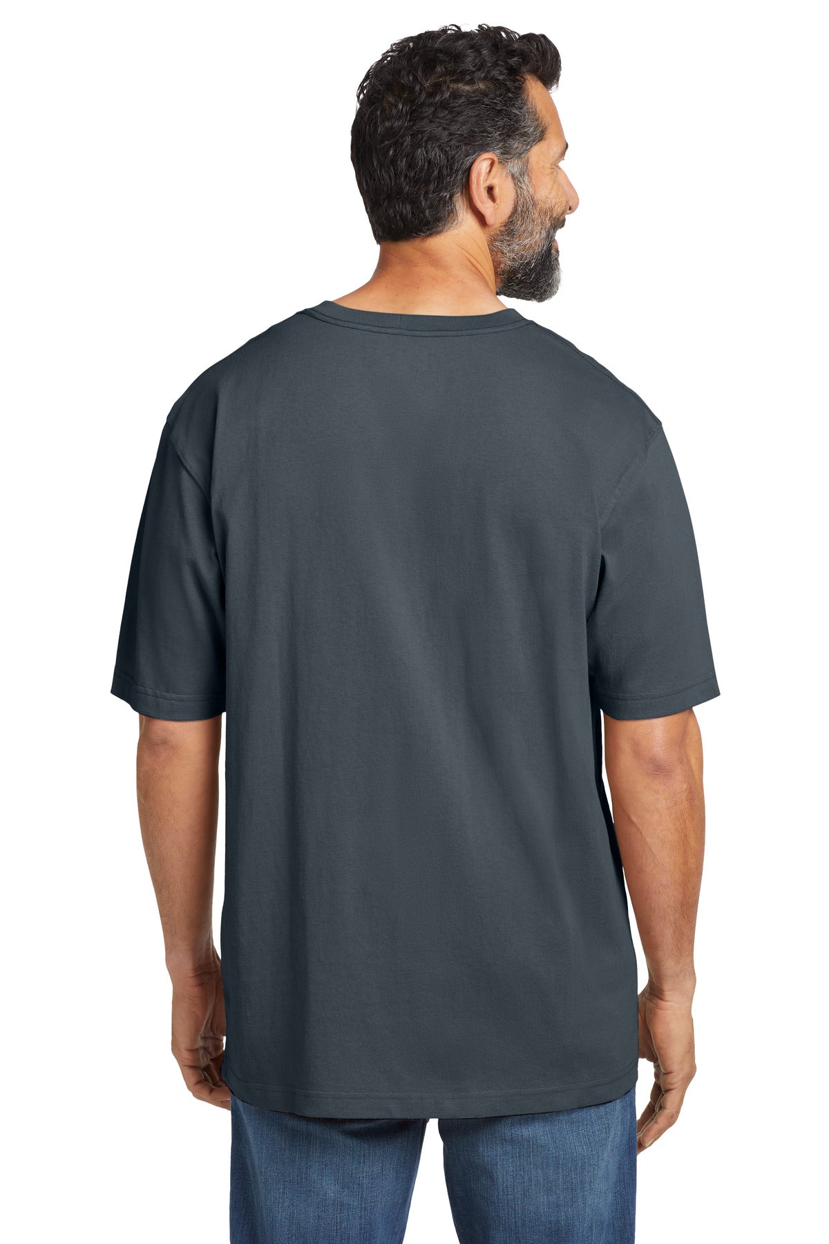 Bluestone Carhartt Tall Workwear Pocket Short Sleeve T-Shirt. CTTK87
