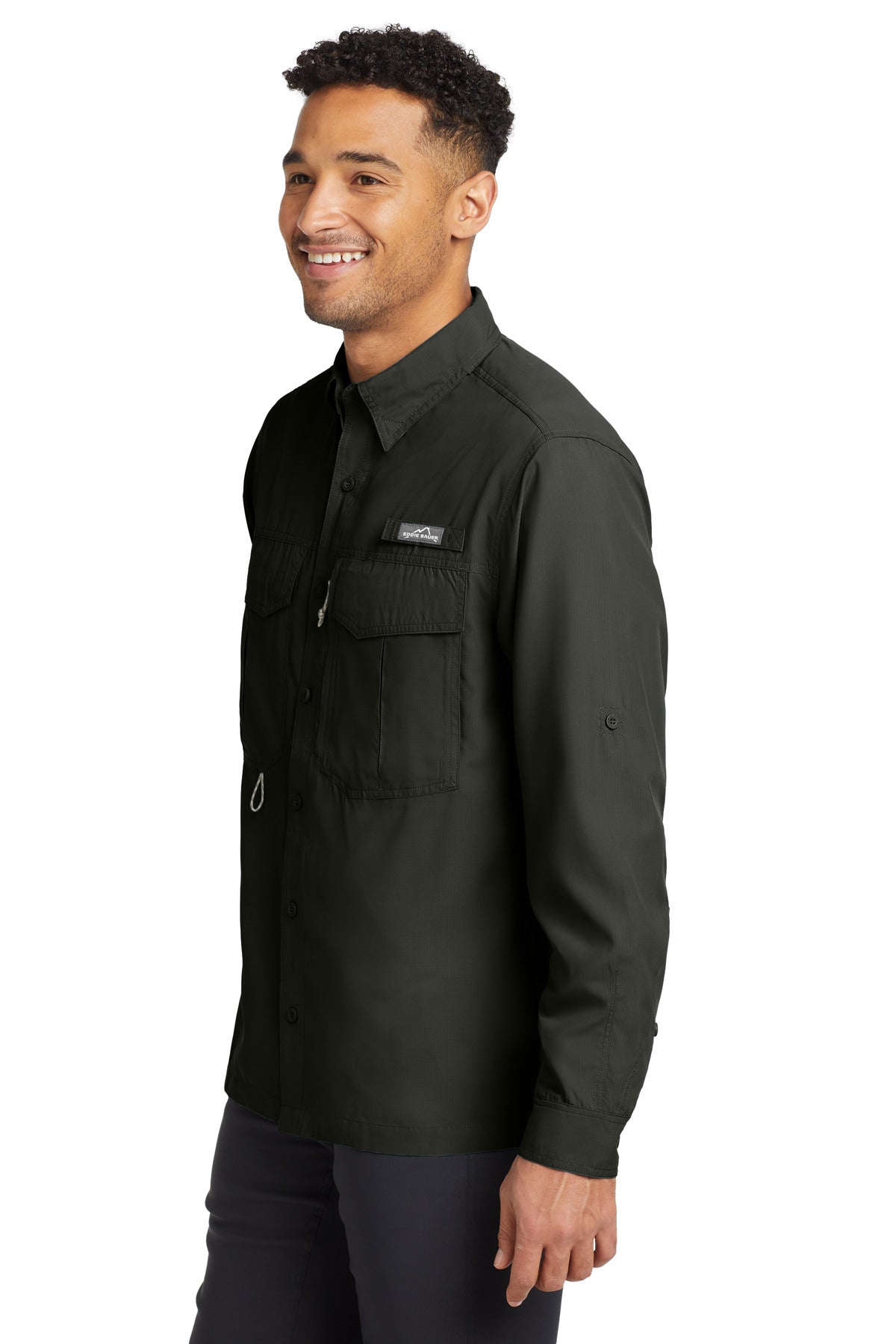 Boulder Eddie Bauer - Long Sleeve Performance Fishing Shirt. EB600