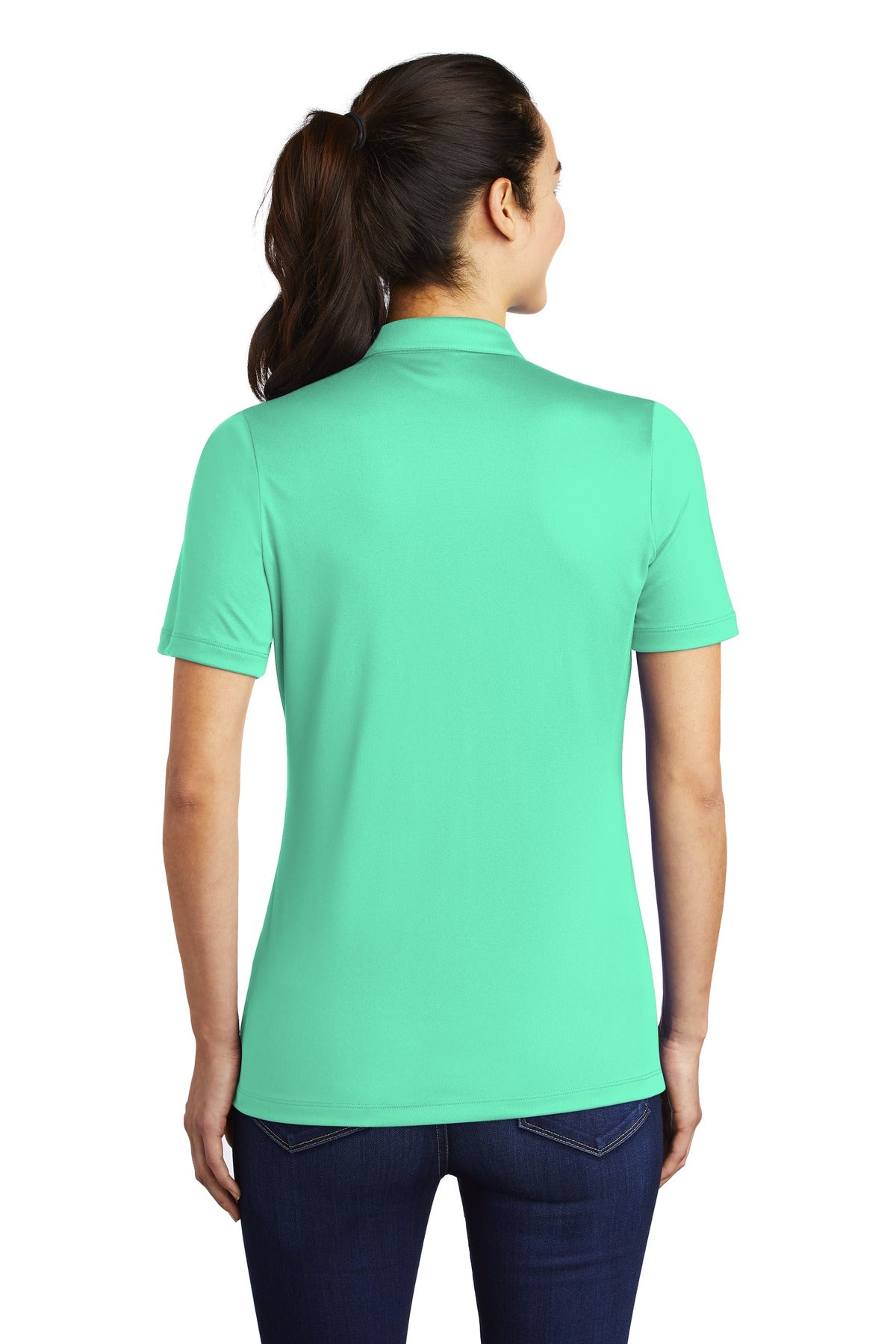 Bright Seafoam Sport-Tek Women's Posi-UV Pro Polo. LST520