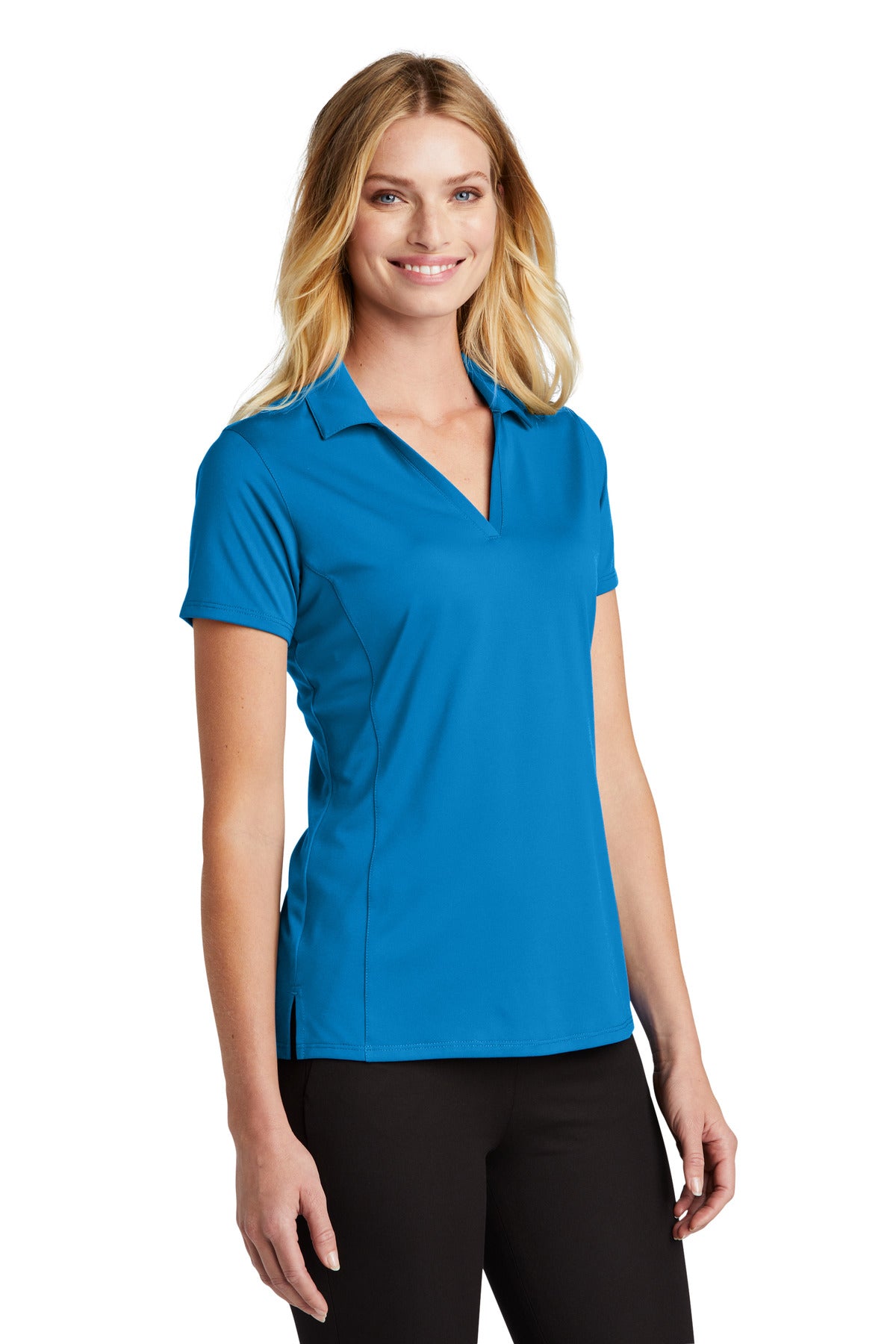 BrillBlue Port Authority Women's Performance Staff Polo LK398