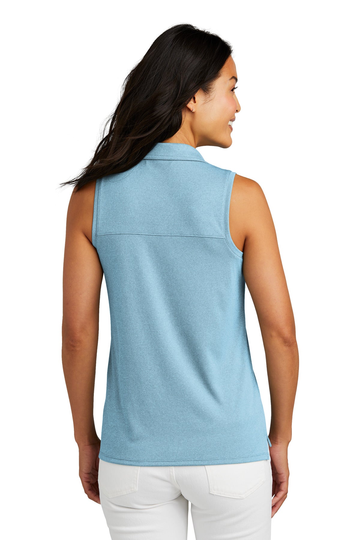 BrillBluHt TravisMathew Women's Coto Performance Sleeveless Polo TM1WX001