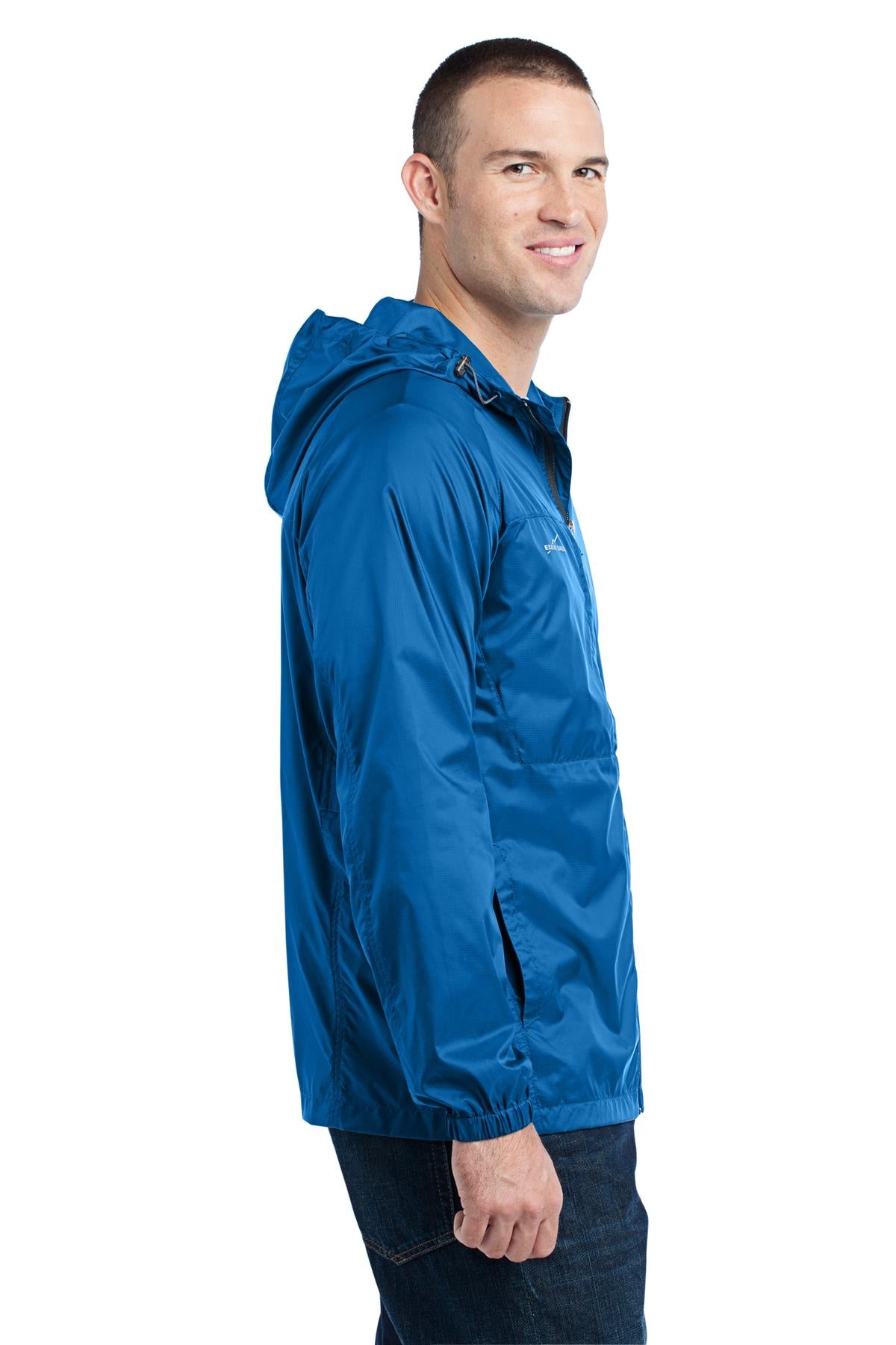 Brilliant Blue Eddie Bauer - Packable Wind Jacket. EB500