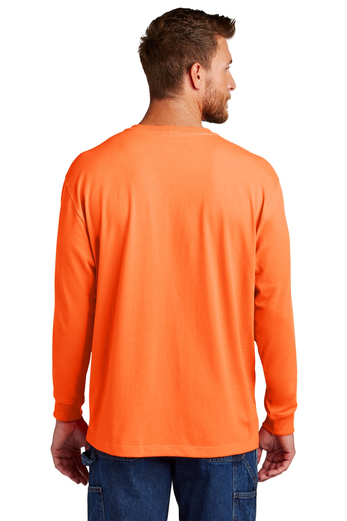BriteOrng Carhartt Workwear Pocket Long Sleeve T-Shirt. CTK126
