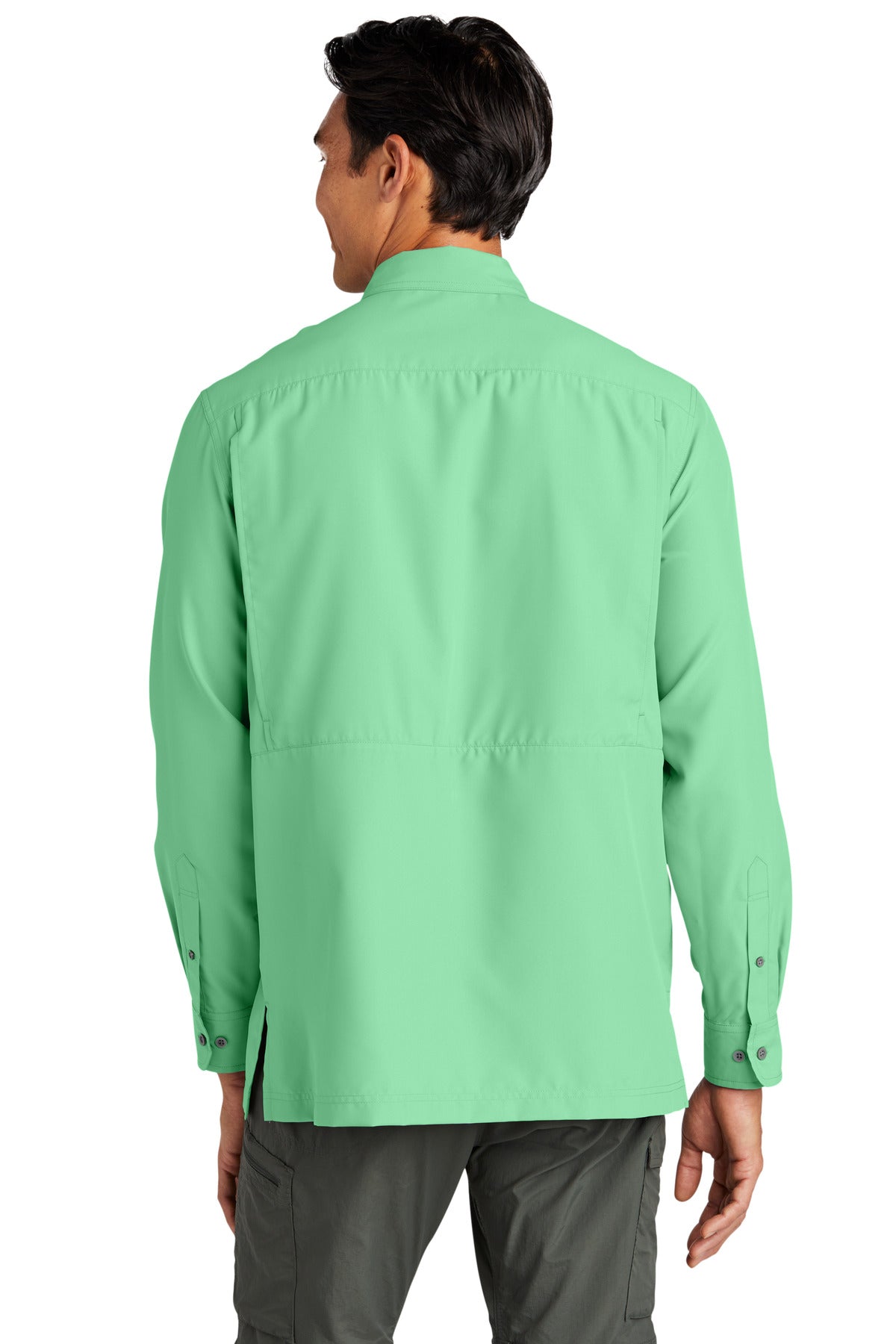 BrtSeafoam Port Authority Long Sleeve UV Daybreak Shirt W960