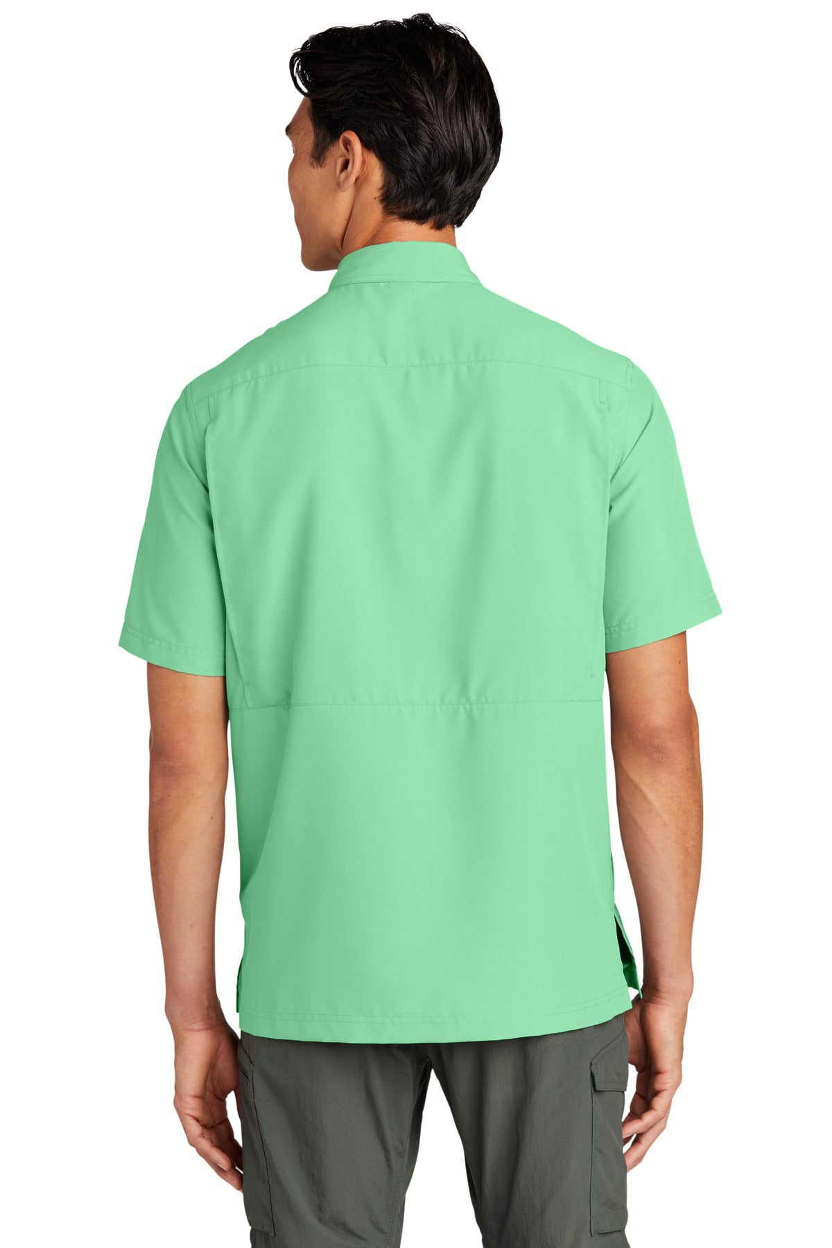 BrtSeafoam Port Authority Short Sleeve UV Daybreak Shirt W961