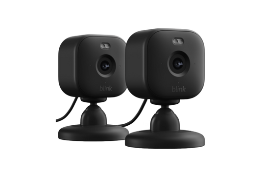 Blink Mini 2 Plug-In Security Camera - Black (2 Cameras)