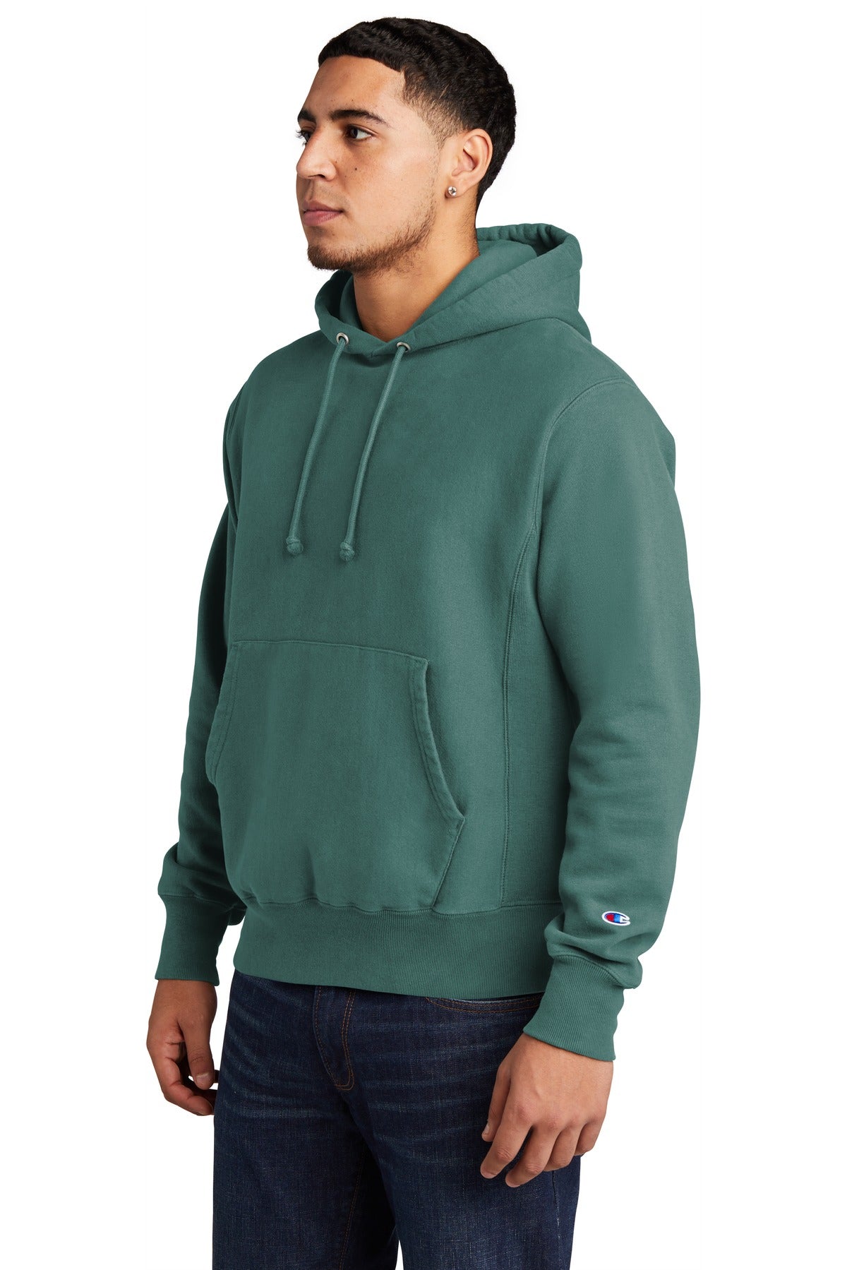 Cactus Champion Reverse Weave Garment-Dyed Hooded Sweatshirt. GDS101