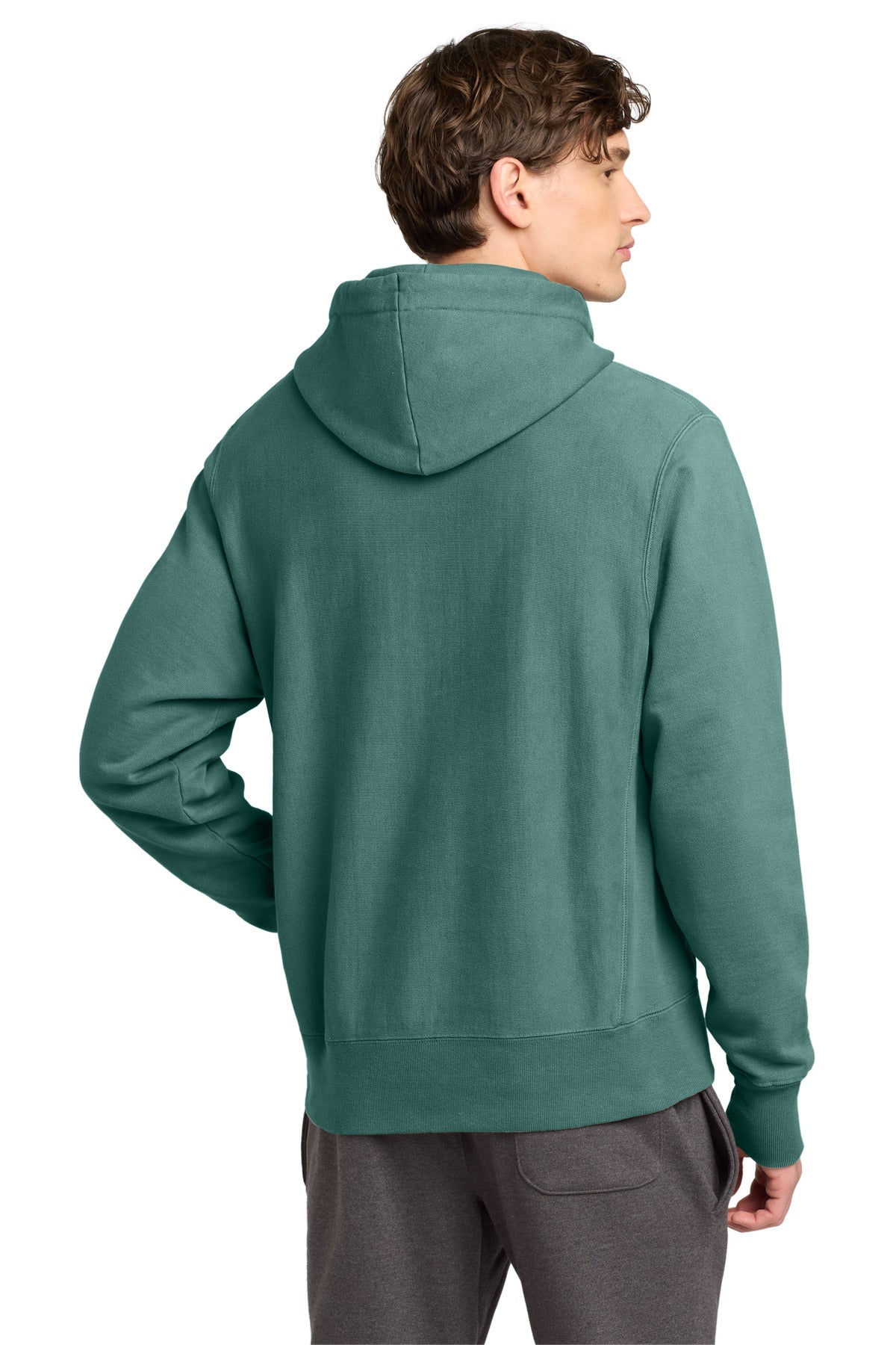 Cactus Champion Reverse Weave Garment-Dyed Hooded Sweatshirt. GDS101