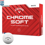 White Callaway Chrome Soft Golf Balls