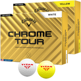 White Callaway Chrome Tour Golf Ball