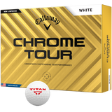White Callaway Chrome Tour Golf Balls