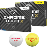 White Callaway Chrome Tour X Golf Ball