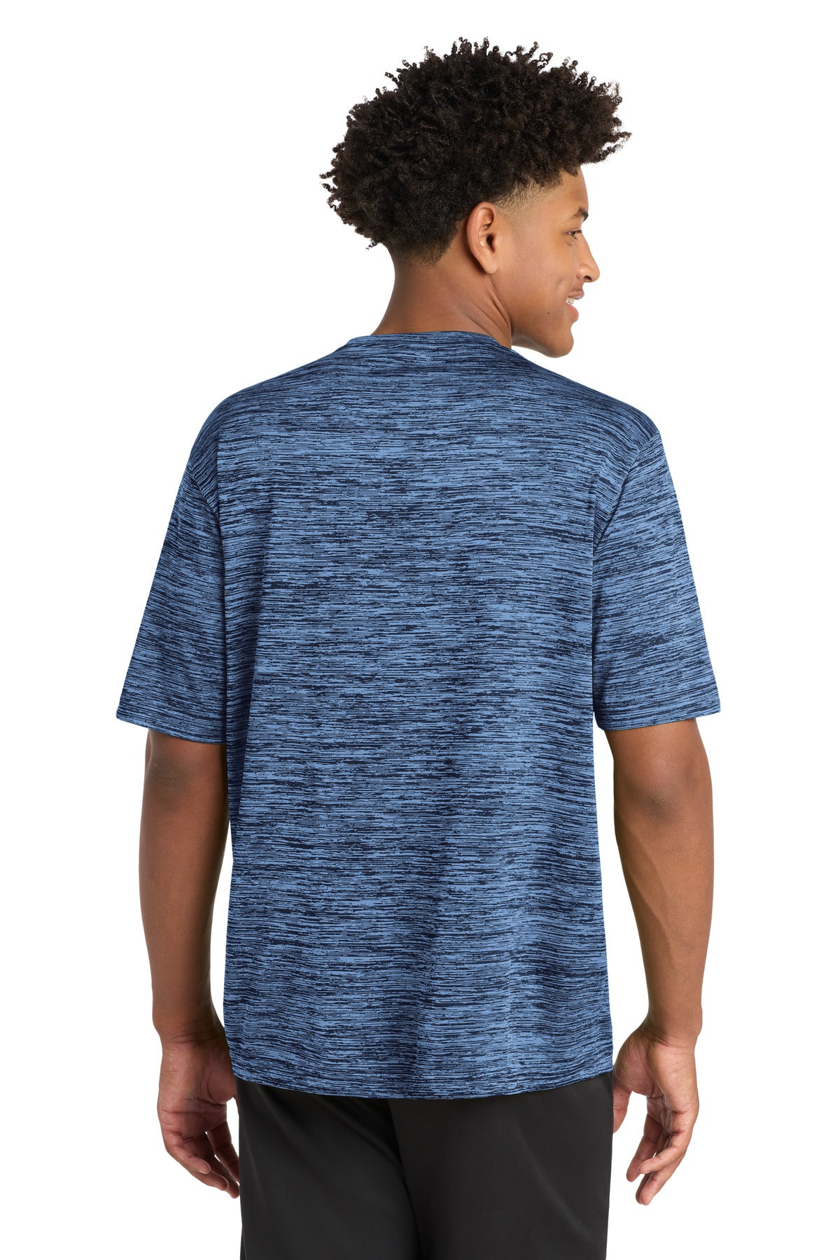 Car Bl-Tr Ny E Sport-Tek PosiCharge Electric Heather Tee. ST390