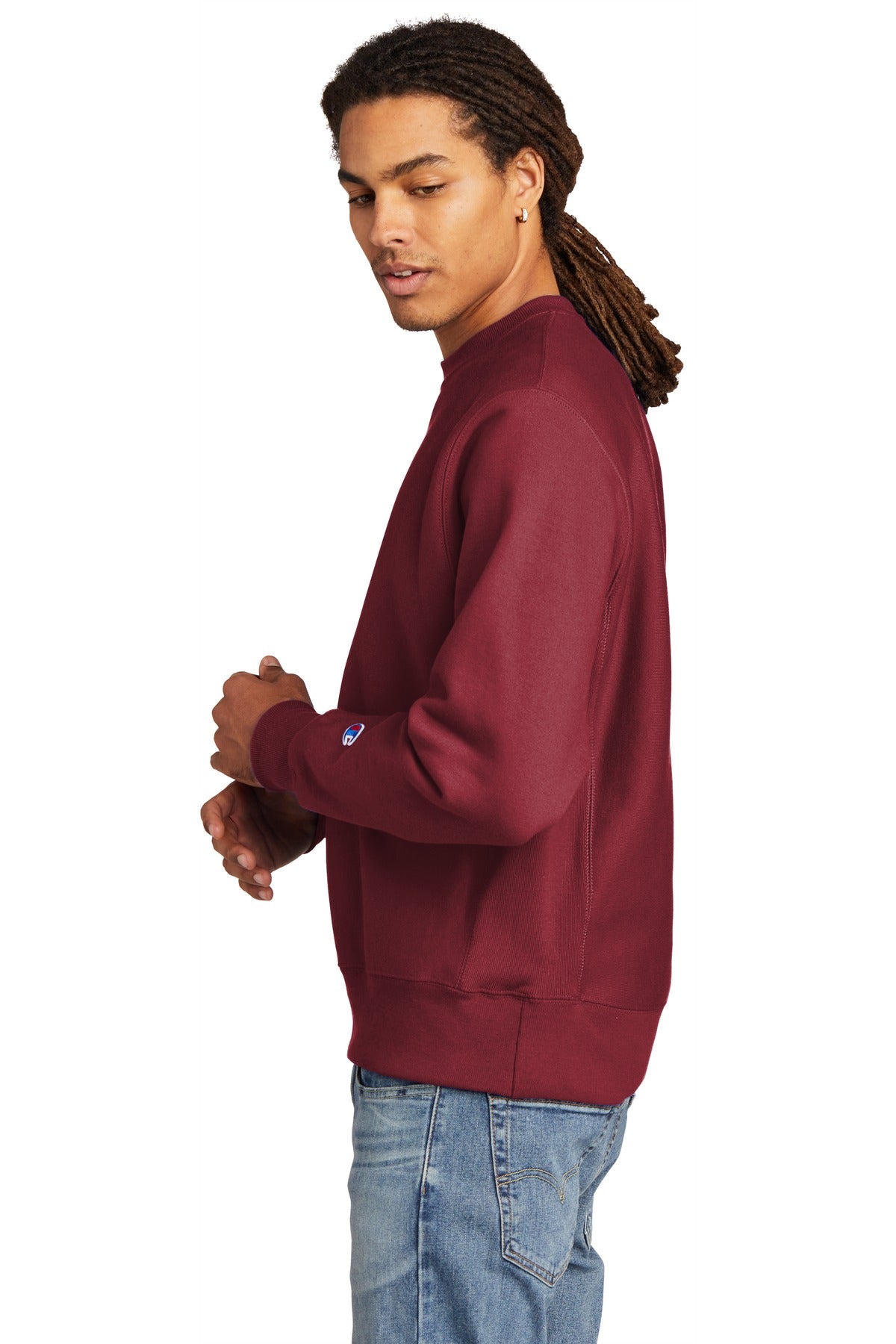Cardinal Champion Reverse Weave Crewneck Sweatshirt S149