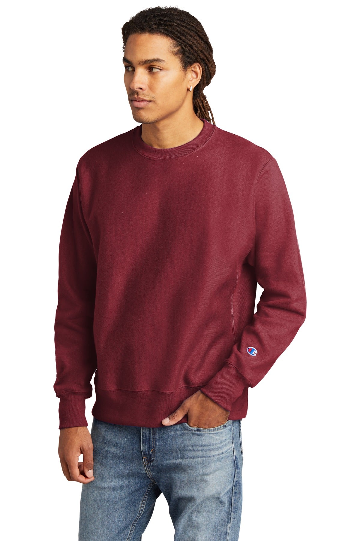Cardinal Champion Reverse Weave Crewneck Sweatshirt S149