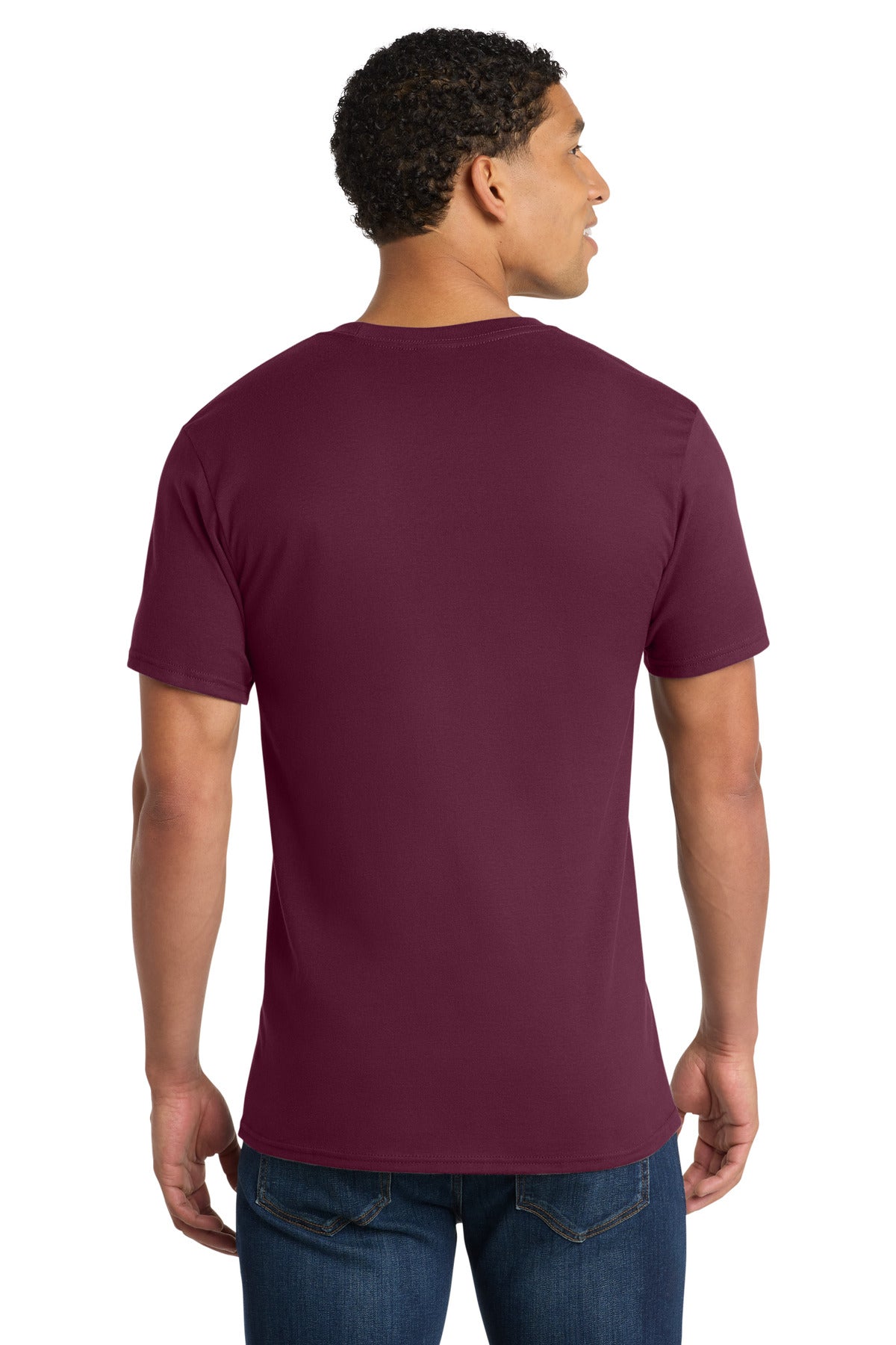 Cardinal Port & Company - Ring Spun Cotton Tee. PC150