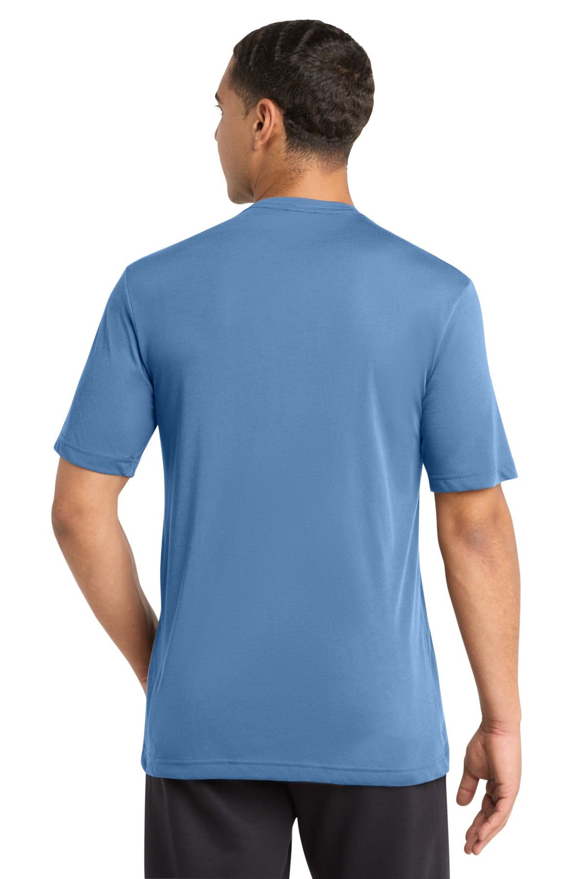 Carolina Blue Sport-Tek PosiCharge Competitor Cotton Touch Tee. ST450