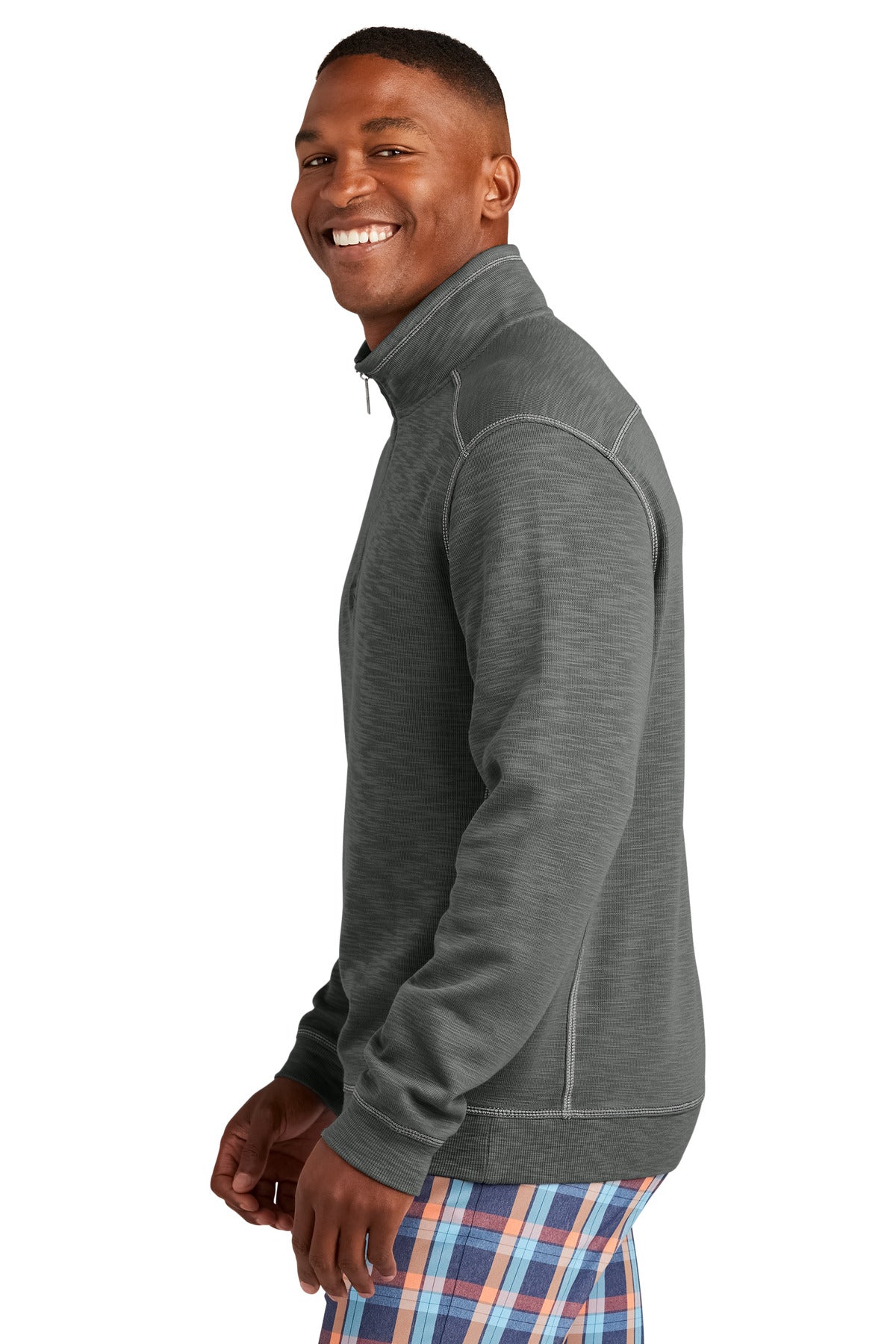 CaveGrey Tommy Bahama Tobago Bay 1/2-Zip ST226342TB