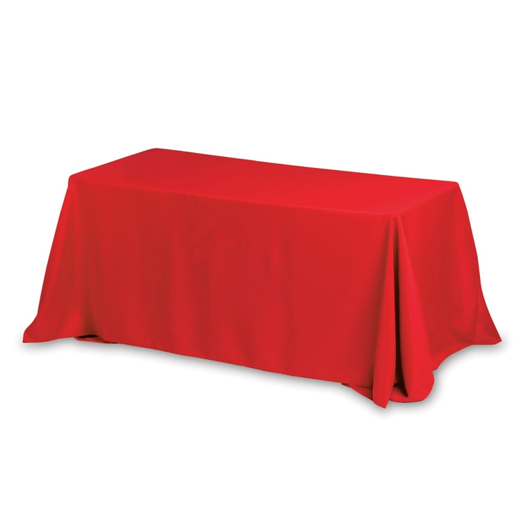 "Zenyatta Six" 4-Sided Throw Style Table Covers & Table Throws (Spot Color) / Fits 6 ft Table