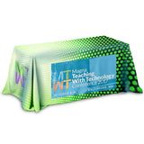 "Darley OS Eight" 3-Sided Throw Style Table Covers All Over Full Color Dye Sublimation Imprint - Fit