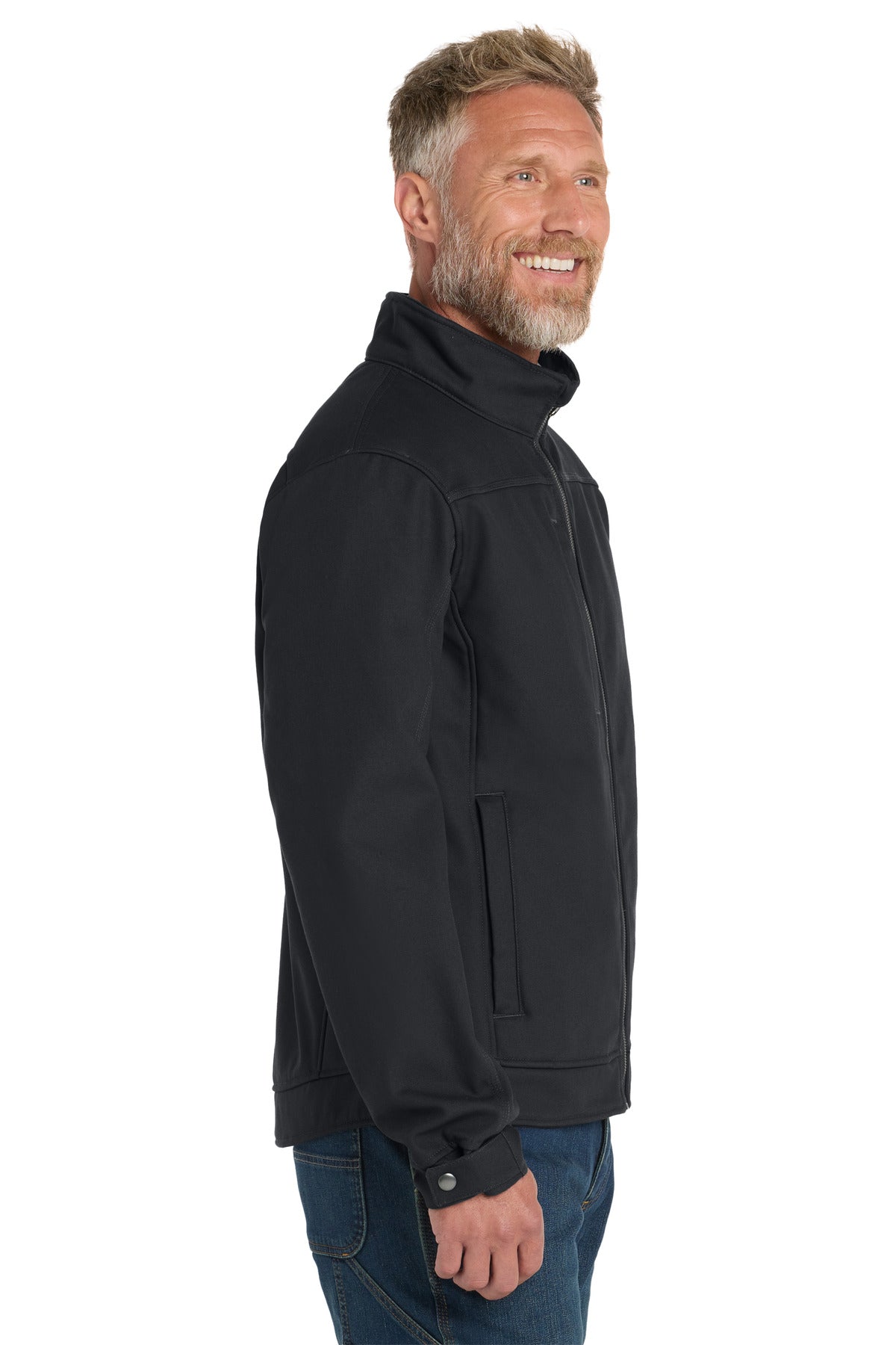 Charcoal CornerStone Duck Bonded Soft Shell Jacket CSJ60