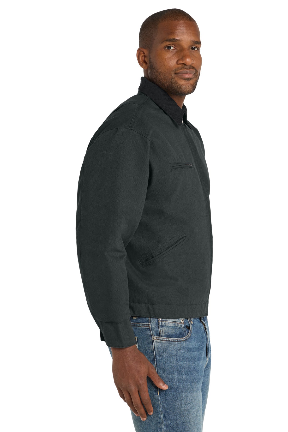 Charcoal CornerStone - Duck Cloth Work Jacket. J763