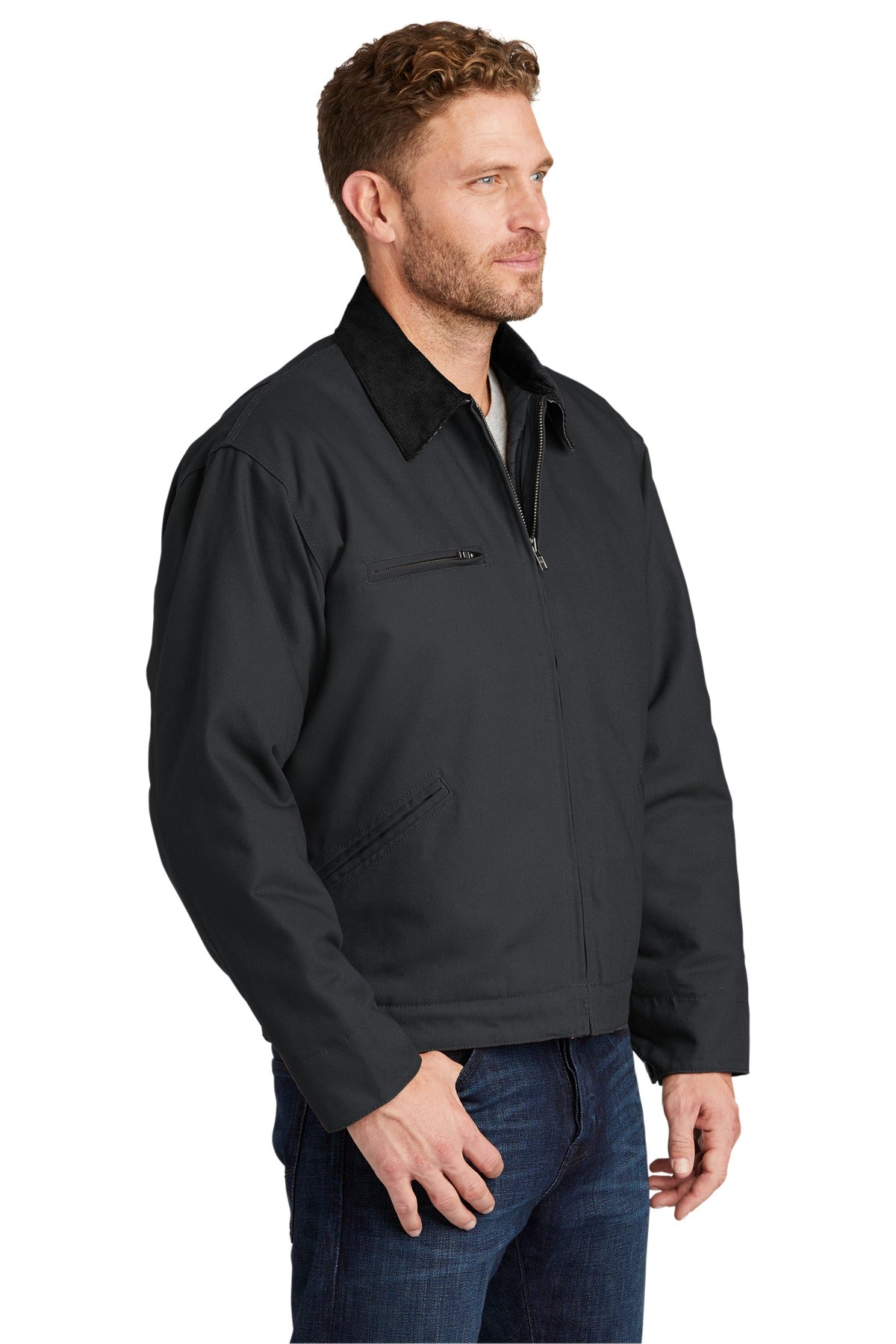 Charcoal CornerStone - Duck Cloth Work Jacket. J763