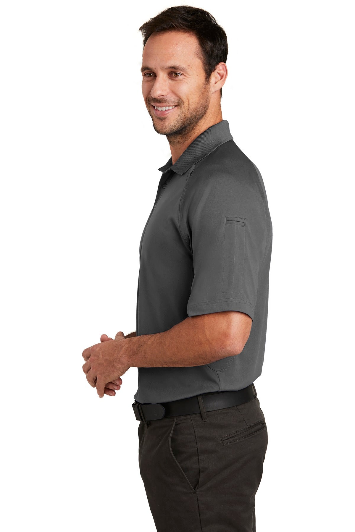 Charcoal CornerStone Select Lightweight Snag-Proof Tactical Polo. CS420