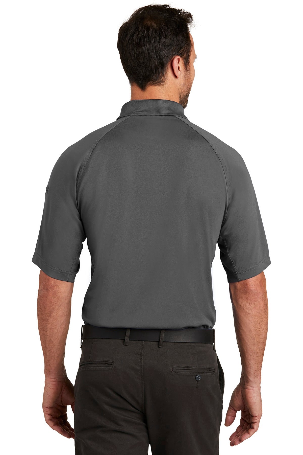 Charcoal CornerStone Select Lightweight Snag-Proof Tactical Polo. CS420