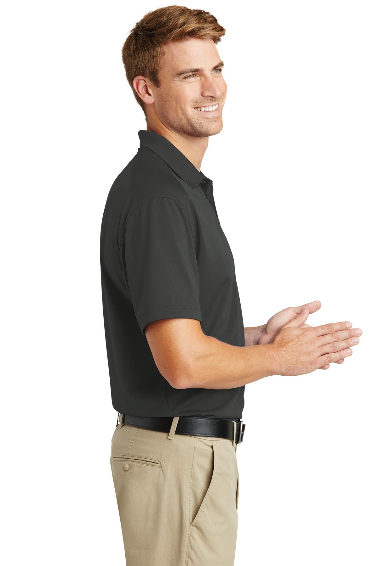 Charcoal CornerStone Tall Select Lightweight Snag-Proof Polo TLCS418