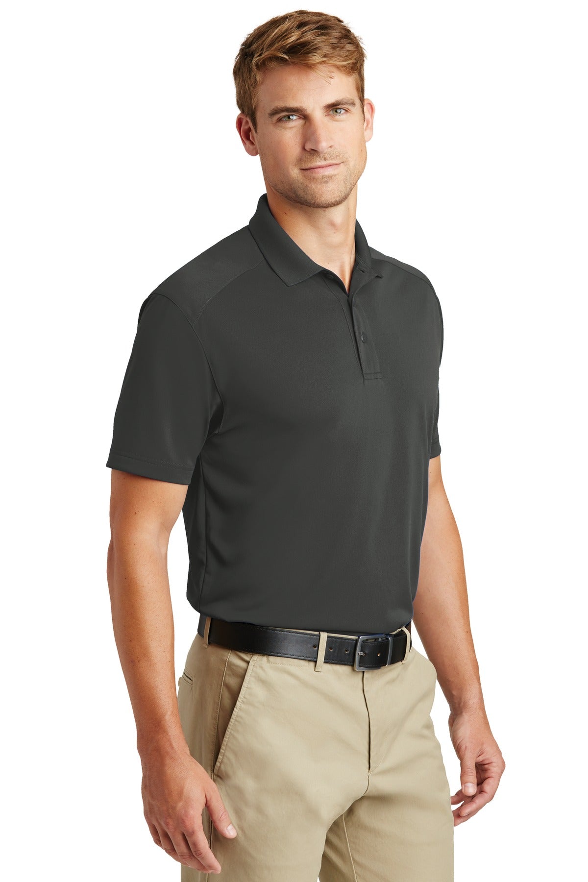 Charcoal CornerStone Tall Select Lightweight Snag-Proof Polo TLCS418
