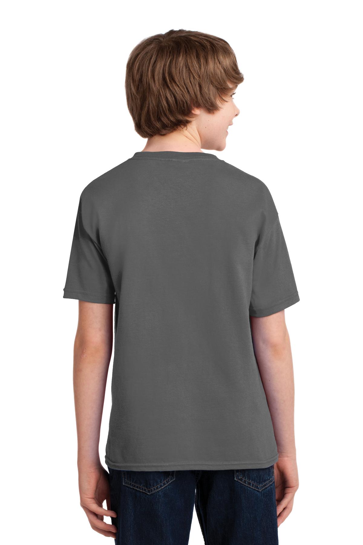 Charcoal Gildan Youth Gildan Performance T-Shirt. 42000B