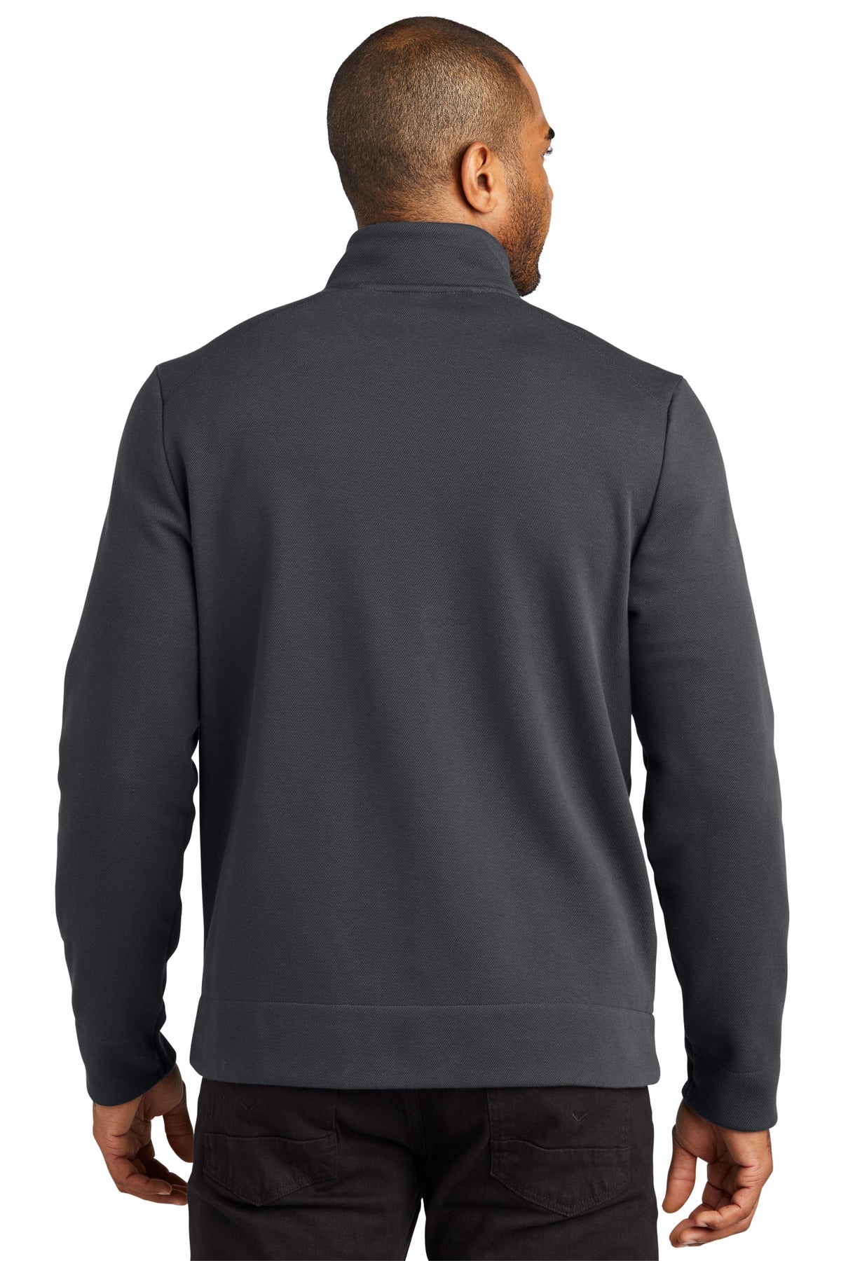 Charcoal Port Authority Network Fleece Jacket F422