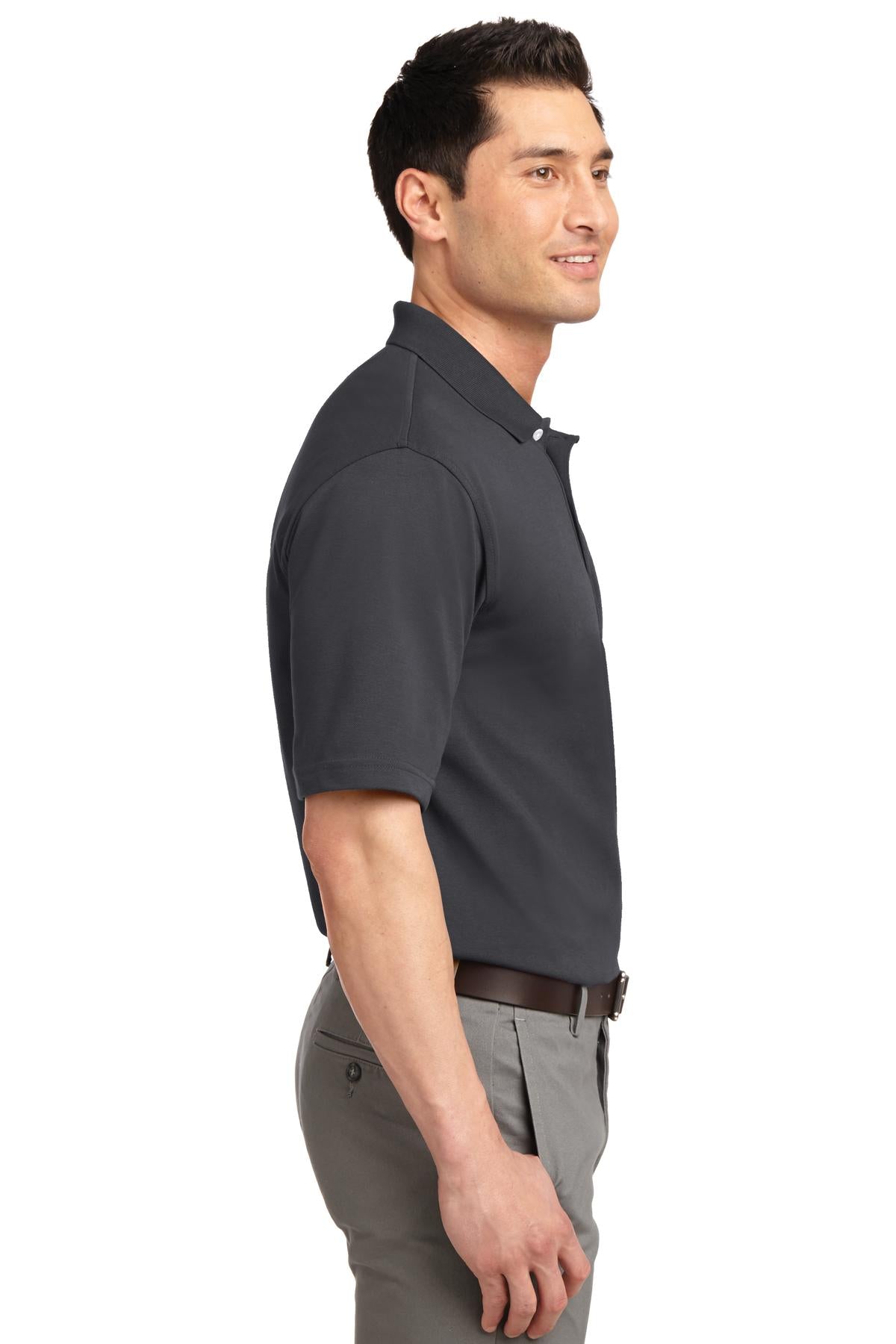 Charcoal Port Authority Rapid Dry Polo. K455