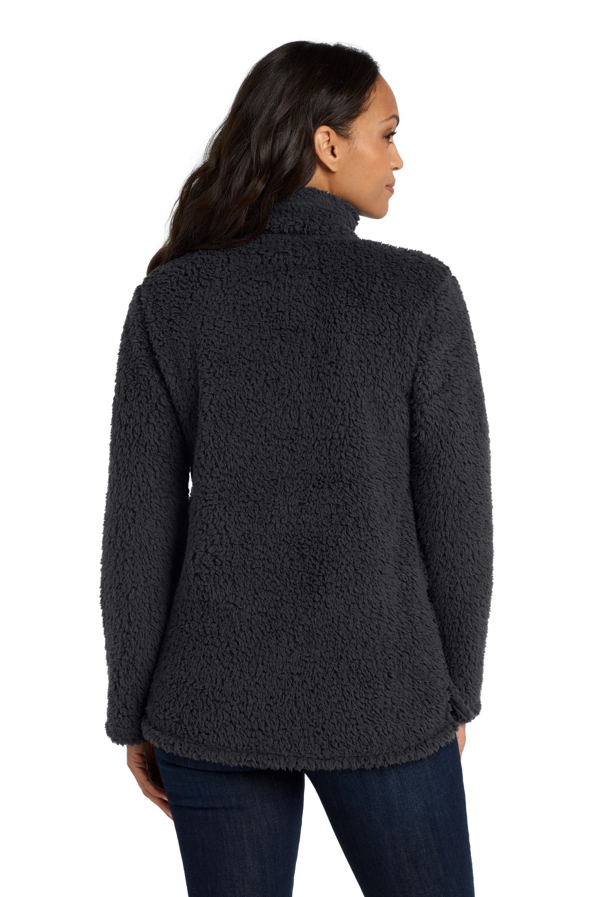 Charcoal Port Authority Women's Cozy 1/4-Zip Fleece L130