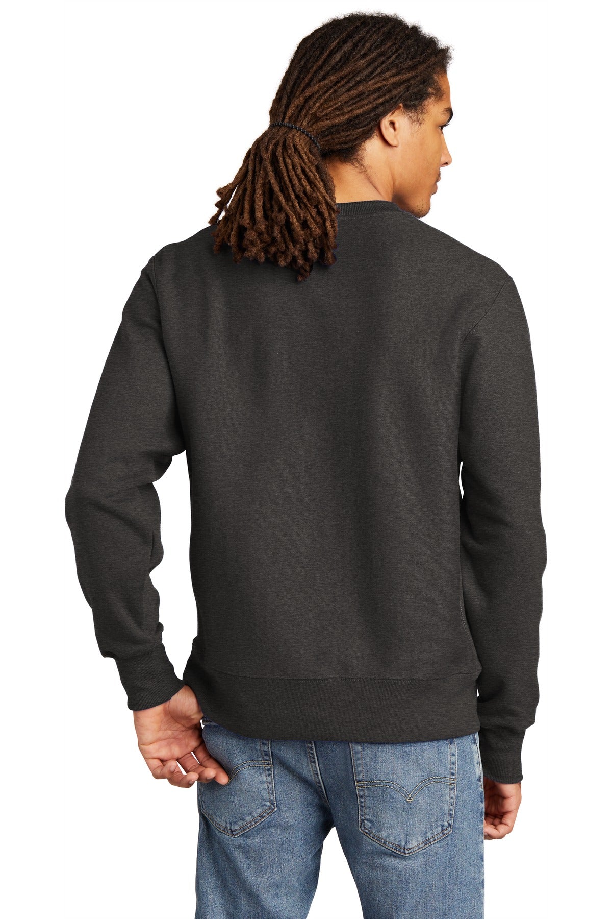 CharcoalHt Champion Reverse Weave Crewneck Sweatshirt S149