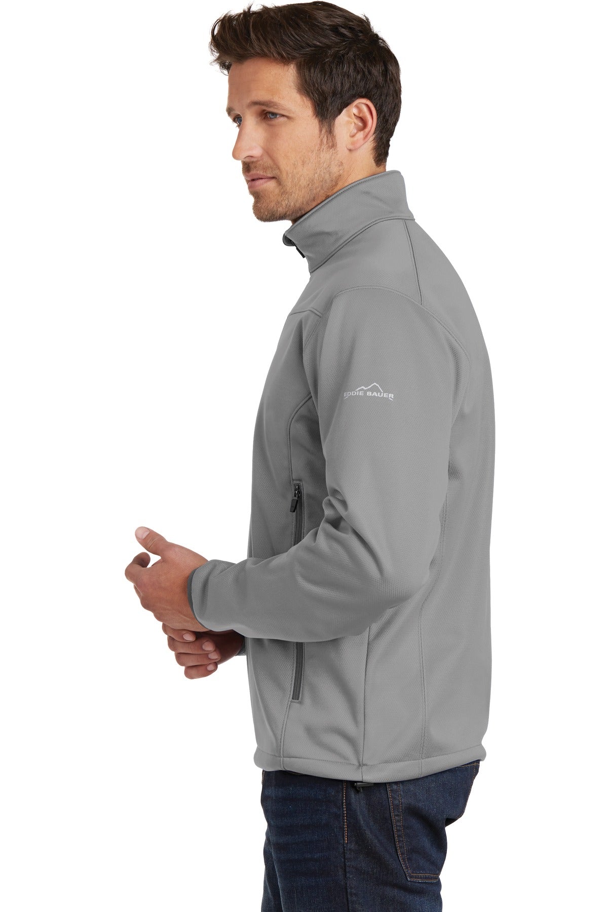 Chrome Eddie Bauer Weather-Resist Soft Shell Jacket. EB538