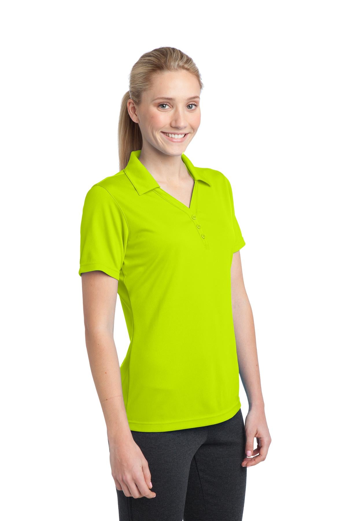 Citron Sport-Tek Women's PosiCharge Micro-Mesh Polo. LST680