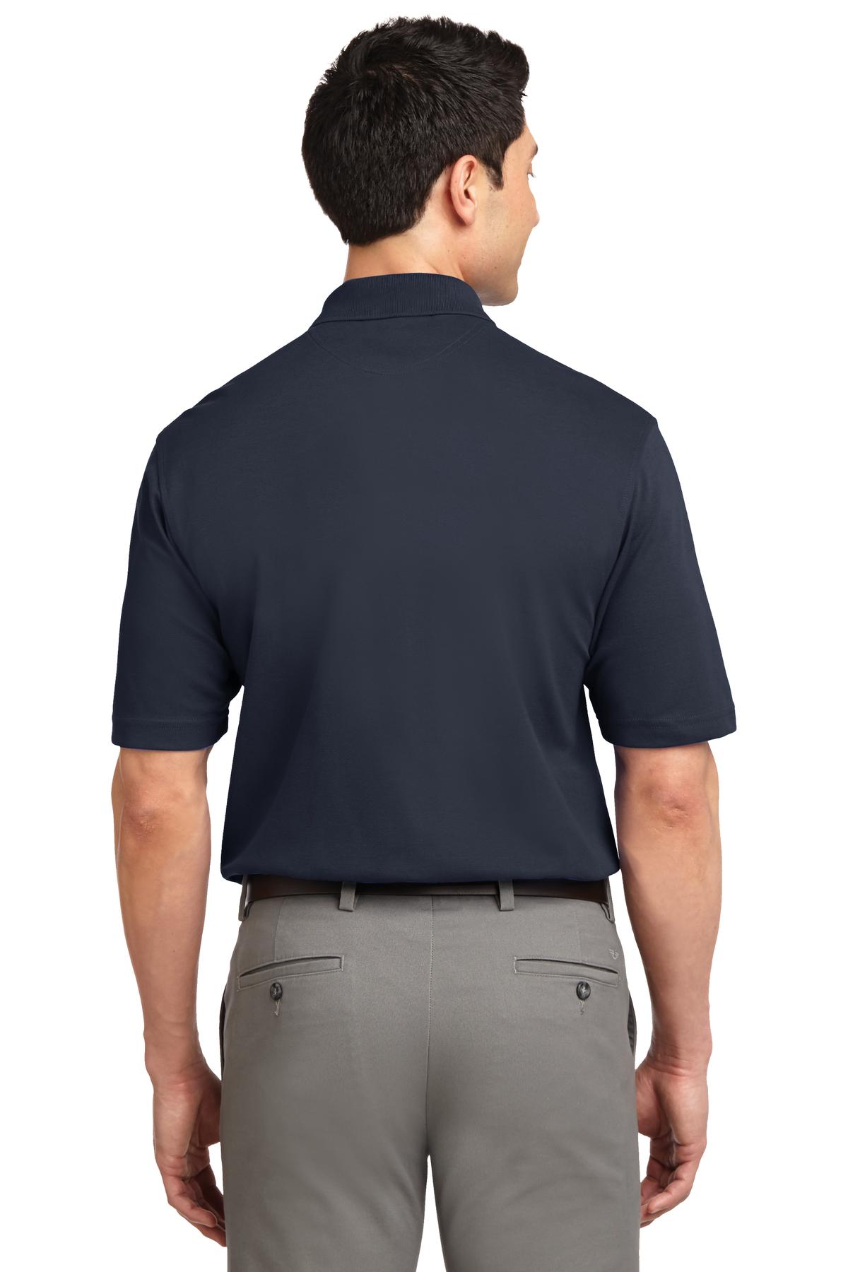 Classic Navy Port Authority Rapid Dry Polo. K455