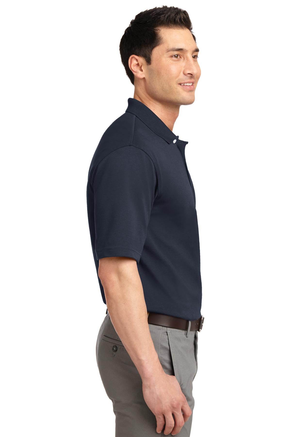Classic Navy Port Authority Tall Rapid Dry Polo. TLK455