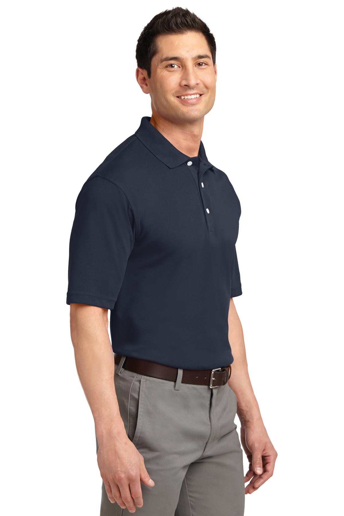 Classic Navy Port Authority Tall Rapid Dry Polo. TLK455