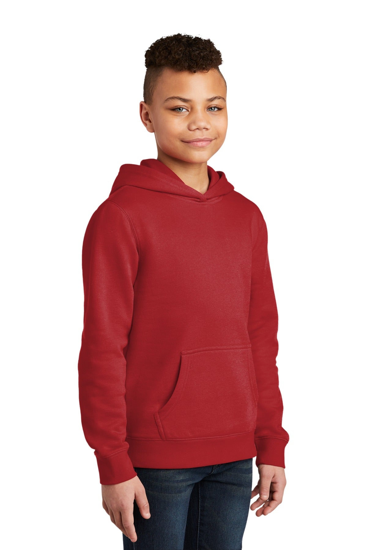Classic Red District Youth V.I.T. Fleece Hoodie DT6100Y