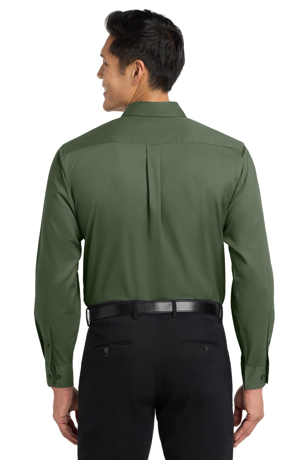 Clover Green Port Authority Extended Size Long Sleeve Easy Care Shirt S608ES