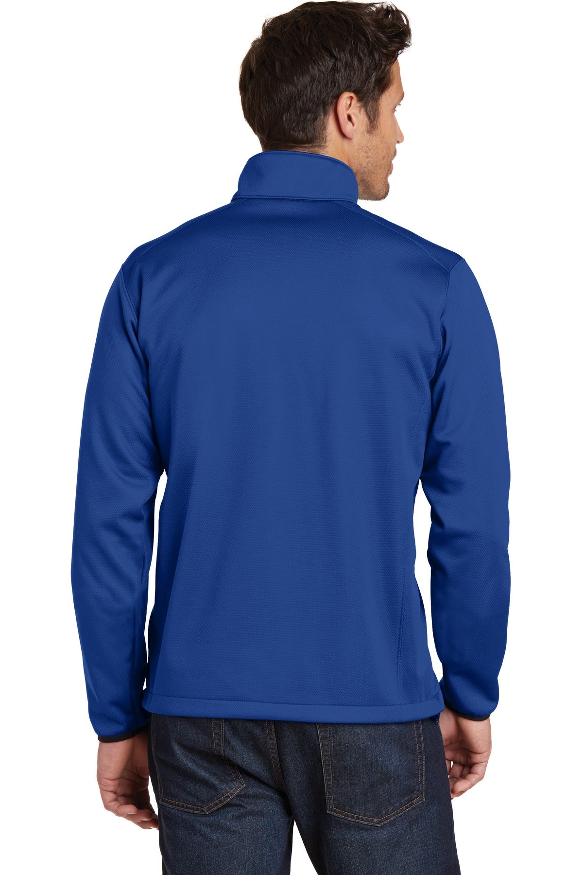 Cobalt Blue Eddie Bauer Weather-Resist Soft Shell Jacket. EB538