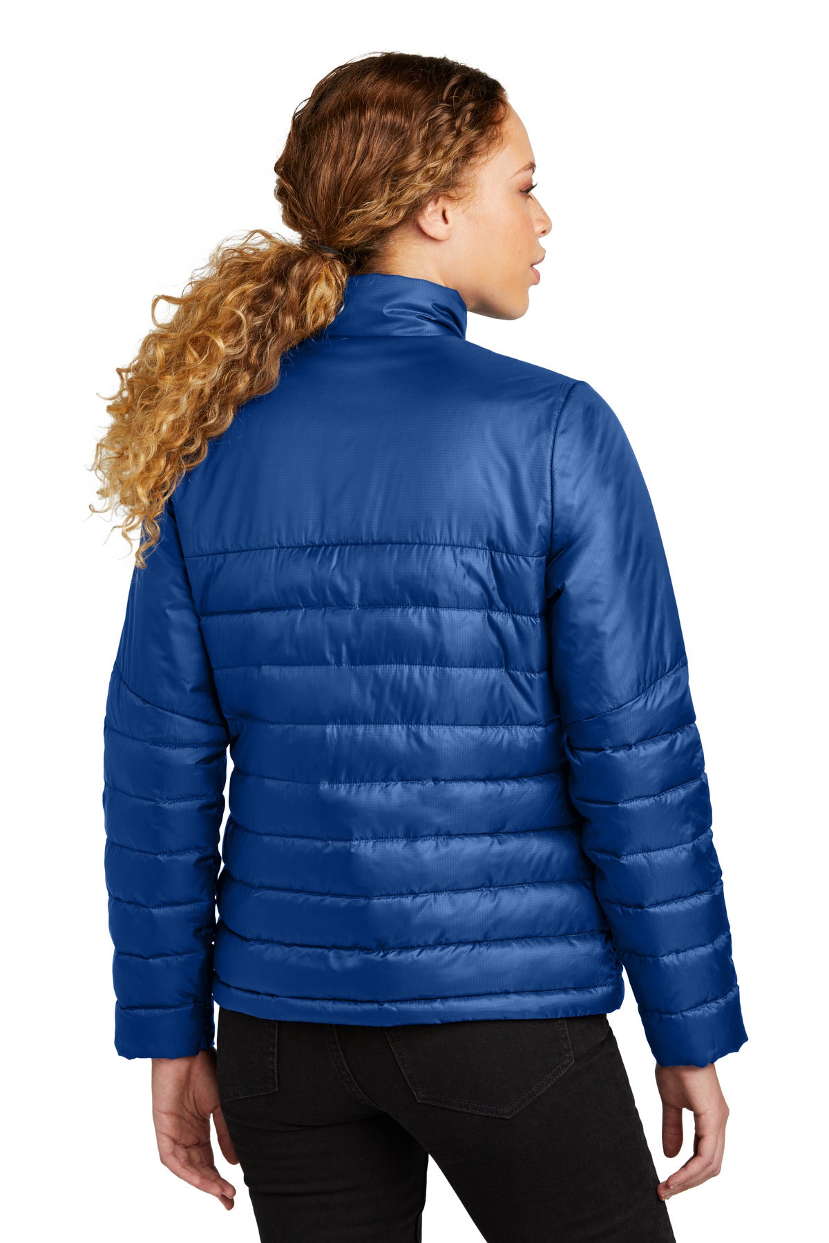 CobaltBl Eddie Bauer Women's Quilted Jacket EB511