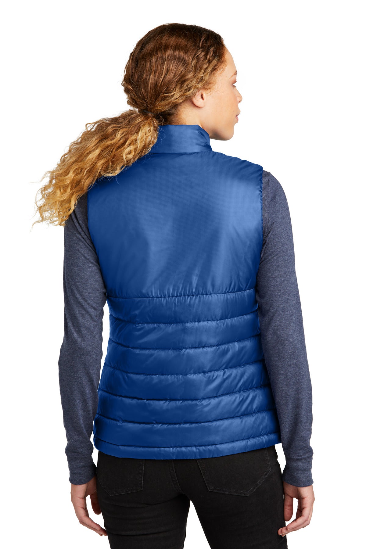 CobaltBl Eddie Bauer Women's Quilted Vest EB513