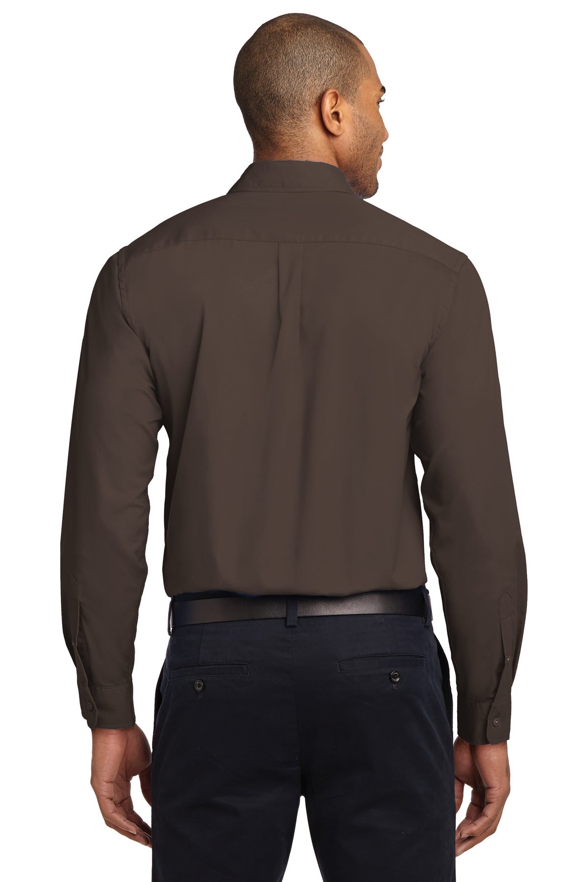 Coffee Bean/St Port Authority Extended Size Long Sleeve Easy Care Shirt S608ES