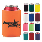 Black Collapsible Foam Can Cooler Holder-2 Sides